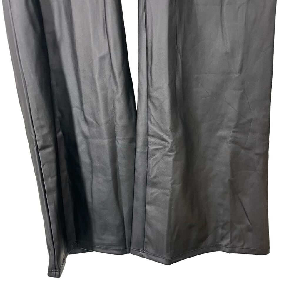 Torrid Women's Black Faux Leather Signature Waist Flare Legging - Size 3 (3X) - Picture 4 of 8